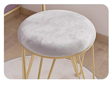 X.Home.Bar stool Trucco delle Famiglie Sgabello, Soggiorno Divano Sgabello Porta d'ingresso del Pattino Modifica Sgabello di Bellezza Sgabello (Color : White)