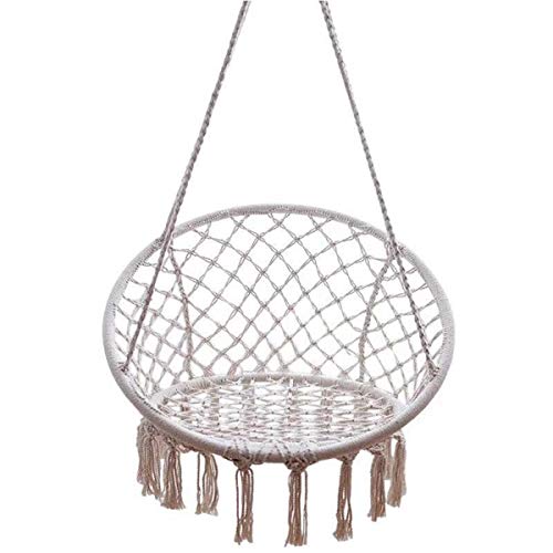 VDSOIUTYHFV Sedie Sospese, Poltrona Sospesa con Cuscino Amaca Sedia Sospesa Sopporta per Interni, Esterni, Casa, Patio, Cortile, Giardino