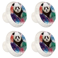 Maniglie per cassetti Manopole per cassetti Manopole rotonde Confezione da 4 per armadietto, cassetti, cassettiere, cassettiere ecc - Panda