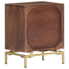vidaXL Legno Massello di Mango Comodino Tavolino da Notte Armadietto per Letto Mobiletto per Camera da Letto Arredamento 40x30x50 cm