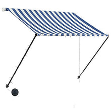 Goliraya Tenda da Sole da Parete Retrattile Manuale Luce LED,Tenda da Sole a Muro,Tenda da Sole Giardino,Tenda da Sole da Terrazzo,Tenda da Sole da Balcone 100x150/150x150/200x150/300x150/400x150 cm