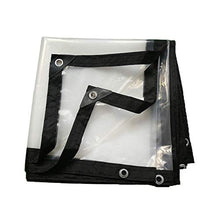 qx Telone Tenda Teloni Ombra Vele Telone Impermeabile Trasparente, Panno Isolante in Plastica Tenda Antipioia per Balcone Panno Raccolto, 120 G/Metro Quadro (Dimensioni: 2X5M),2X8M,2X8M