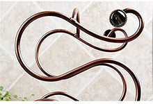 Leifeng Tower Classico Wine Rack Rack Metallo SShaped Vino, Decorazione Domestica, 17.5X15X30.5cm Bronzo Wine Rack