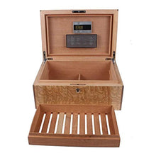 Umidificatore for sigari Orologi elettronici di Sicurezza Europea Classica Cigar Box Legno di Cedro