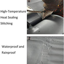 NYKK Copertura Esterna e Uso in Campeggio PVC Spessore Oxford Impermeabile incatramata, Parasole Antipioggia Wearable Leggero incatramata Telo di plastica Impermeabile (Dimensione : 6 * 5M)
