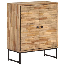 vidaXL 2x Credenza in Legno di Teak Recuperato Buffet Mobiletto Madia Armadio