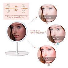 Specchio Per Il Trucco Specchio per il trucco con specchio per il trucco illuminato con specchio 10X Ingrandimento per il tocco con specchio per la regolazione dello specchio cosmetico LED regolabile
