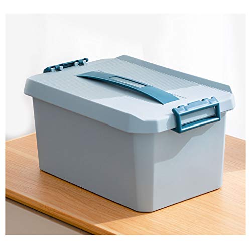 Xu Yuan Jia-Shop Scatola per Medicinali Household Medicina Box, Medicina Storage Box, di Grande capacità, 11,8 Pollici, Medicina d'urgenza Storage Box, Blu Contenitore per Medicinali