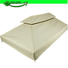 freigarten.de - Tetto di ricambio per gazebo 3 x 4 m, impermeabile, materiale: PVC Panama Soft 370 g/m² ultra spesso, modello 5