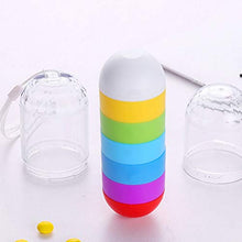 HEALLILY 2 Pz Settimanale Portapillole da Viaggio Portapillole Settimanale Portapillole 7 Giorni Portapillole per Medicinali Vitamina Borsa da Viaggio Tasca