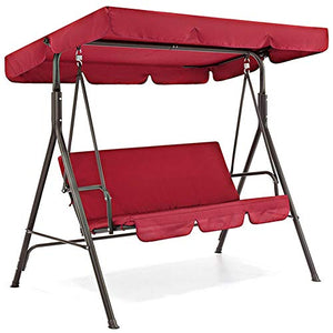 Mooyod - Set di 3 coperture per dondolo e dondolo per sedia a dondolo da giardino, impermeabile