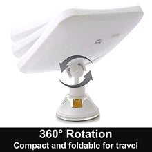GSAGJjz LED Travel Vanity Mirror Magnifier 16 Luci LED e Touch Screen Rotazione di 360 Gradi Specchio ingranditore Specchio per Il Bagno Specchio per Il Trucco