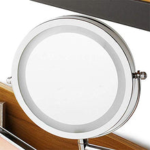 Specchio per Il Trucco con LuceSpecchio Cosmetico da 7"con Illuminazione A LED per Trucco, Bagno, Flessibile, Regolabile, da Parete Illuminato A LED Illuminato