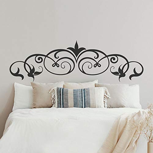 Adesivi per testiera del letto, T-MK450, 43 x 140 cm, colore: Nero