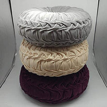 HYLX Cuscino Sedile, Cuscino Sedia, Cuscino Sgabello Rotondo, Cuscino Sedia Floreale Antiscivolo in Cotone Spesso, per Giardino, terrazza Esterna