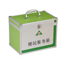 KKYY Cassetta Di Pronto Soccorso Cassetta Di Pronto Soccorso Portatile Grande Con Manico Kit Di Archiviazione Medica Per Casa, Viaggio E Posto Di Lavoro Verde （Due Dimensioni）