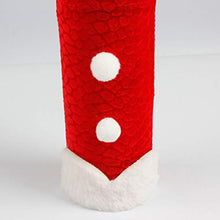 Amosfun Coperchio per Bottiglia di Babbo Natale con Cappello Borsa per Bottiglia di Vino Regalo per FESTIVITÀ Natalizie centrotavola Decorazioni per la tavola Regali per Ornamento