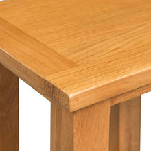 vidaXL Tavolini da Salotto 2 pz 27x24x37 cm Legno Massello di Rovere
