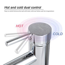BONADE Rubinetto del Lavabo Miscelatore Monocomando per Lavandino Rubinetto bidet Fintura Cromo - S modello