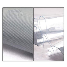 GDMING Trasparente Telone, All'aperto Robusto Impermeabile Copertura del Baldacchino, PVC A Prova di Vento Tenda Divisoria con Occhielli 600 gsm, Formato Personalizzato