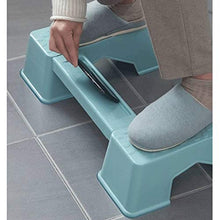 LZL Sgabello WC Multi-Funzione Antiscivolo Squatty Vatty Toilet Sgabello da Bagno Bagno Squat Aiuto Si Adatta a Tutti i Servizi igienici Vasino Tozzo (Color : White, Dimensione : Conventional)
