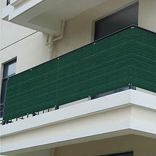 WUZMING Recinzione Copertura per Balcone Copertura per Recinzione UV-Proof 85% Blocco Fori di Metallo Facile da Installare per Giardino Yard Wall, con Fascette Fermacavi