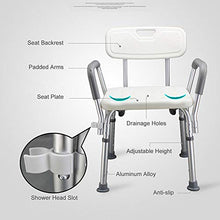 Sedia da bagno per gli anziani Sedia da doccia Bagno Sgabello da bagno antiscivolo Sedia da bagno per le donne incinte Sgabello da doccia-Blu