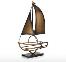 Creative wine rack wrought iron sailing style ornaments wrought iron retro simple home living room study decoration wrought iron ornaments gifts