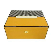 LGW Humidars Cigar Humidor - Scatola humidor su Lucido 50~75 CT Cigar Humidor Cigar Box sigari con HygrometerCuban mantenerlo Fresco .Scatola di immagazzinaggio di cigari di Grande capacità