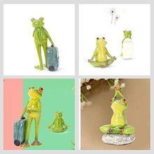 Eeneme - Statua in resina a forma di rana da giardino, sculture, rane, mestieri, statue da giardino, decorazione 3D, ornamenti per animali, accessori da giardino