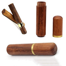 WSJMJ Custodia per Sigari da Viaggio in Legno di Cedro, Humidor con Sigari Rivestiti in Legno di Cedro,B