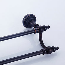 Weare Home - Portasciugamani in Ottone Anticato, Effetto Bronzo, Montaggio a Parete, con Fori in Stile retrò, Lunghezza 62 cm