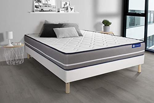 Set rete da letto + Materasso Actilatex pur 120x220cm