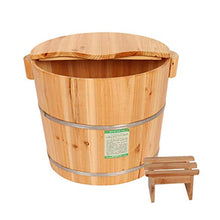 NUBAOgy Pediluvio in Legno, Pediluvio per Uso Domestico con Pediluvio, Vasca per Pediluvio, Pediluvio, Pediluvio, Botte di Abete Profumato, Regalo per La Casa, 30 Cm (Colore : B)
