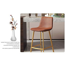 WGEMXC Sedie, Sedie Alte, Sedie a Barre, Sgabelli per il Tempo Libero Altezza Sgabello con Schienale Sedie da Pranzo in Ferro Art Cafe Poiapiedi per Contatore,75 Cm,75 Cm.