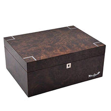 HYY-YY Paper High Gloss Paint Black Walnut Humidor Scatola di legno