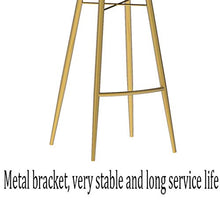 TXXM, sgabello da bar, alla moda, creativo, sedia da bar e da bar con schienale alto, girevole, sgabello per la colazione, per il ristorante (colore: kaki, dimensioni: 88 cm)