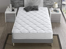 Materasso MANHATTAN-160x200x25 cm.-2,5 cm.Memory Foam (Viscoelastico) + 2,5 cm. Látex e molle insacchettate & Topper Qualità Hotel 5 stelle.