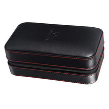 Caishuirong Cigar Box di stoccaggio Pelle Legno di Cedro Allineato Cigar Humidor può Tenere 6 Sigari Come Regalo Portatile di Viaggio Cigar Box Perfetto da Usare in Ufficio e Camera da Letto