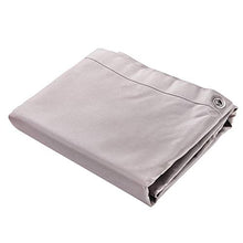 Balconio, panno parasole idrorepellente per balcone, con chiusura a corda inclusa, Poliestere, Brown, 350 x 85 cm