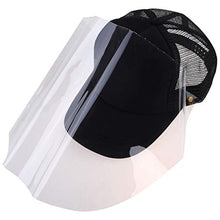 Garneck Visiera di Sicurezza Berretto da Baseball Cappello Antiappannamento Protezione degli Occhi Cappello Staccabile Visiera Anti-Splash Visiera per Esterno (Nero)