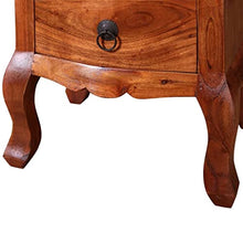 vidaXL Comodino con 2 Cassetti in Legno di Acacia Cassettiera Tavolino Letto
