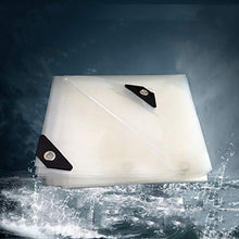 Trasparente Telone Telo Foglio Copertura Teloni Occhiellato Impermeabile All'aperto Protezione UV Addensare PE Inverno Isolato Termicamente Tenda da Balcone,Riparo dalla Pioggia (6x10m/19.7x32.8ft)