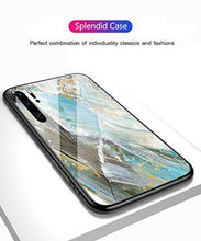 Suhctup Compatibile con Huawei Honor 10 lite Custodia Protettiva in Vetro Temperato 9H + Cornice Paraurti in TPU Silicone Morbido Assorbimento Degli Urti a 360 Gradi Protezione -Marmo 2