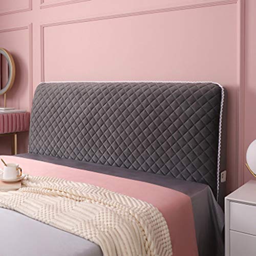 TTFFWW Copritestiera Letto Copertura/Copri Testata Letto Matrimoniale Imbottito Fodera Elastica Protezione, Coprire Antipolvere in Cotone Cover Addensare AntiGraffio Cuscino