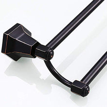 JKCKHA Northern Europe. Bella Retro Black Bold Angoli arrotondati Rame Drill Hole Bagno Hotel Bathroom Rack/mensola/portasciugamani Multifunzione