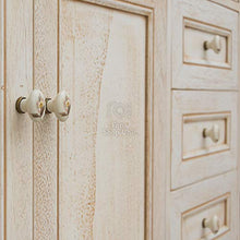 Shop Chic Base mobile bagno in legno patinato avorio shabby e lavabo in ceramica