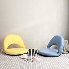 MeiMei Divano per Bambini Pieghevole Singolo Piccolo Divano Camera da Letto Soggiorno Studio Casa Divano (Color : Blue, Dimensione : 76X55X8cm)