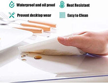 EUUHJK Tappetino Protettivo Rettangolare da scrivania, in PVC (Color : Transparent-2.0mm, Size : 60 * 90cm)