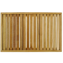 PrimeMatik - Vassoio da Letto 55 x 35 x 5 cm Pieghevole di Teak Certificato